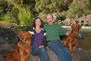 Mary and Tim at Roaring Camp