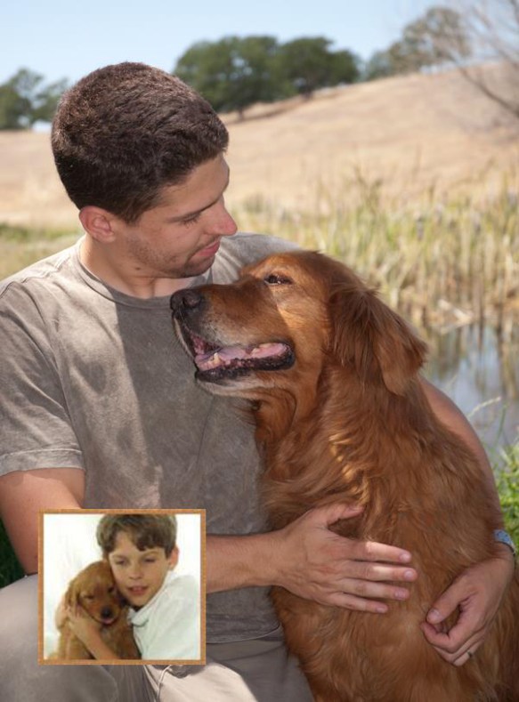 Tom dog came home to a young 11 year old boy. Now 26, Tom's "boy" misses him the most.