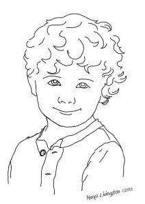 color page for grandson