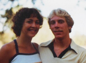 This was a few months after the infamous wrestling match...we were still smiling.